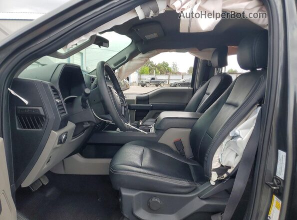 1FTEW1E42LKF26919 2020 FORD F150 Gray Widok wnętrza z przodu