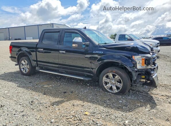 1FTEW1E43LFA68266 2020 FORD F150 Black Delantero derecho