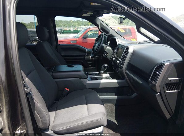 1FTEW1E43LKD49538 2020 FORD F150 Black Front interior view