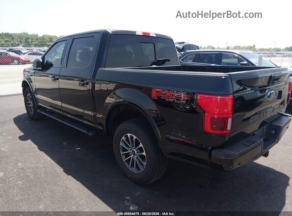 1FTEW1E43LKD49538 2020 FORD F150 Black Rear left