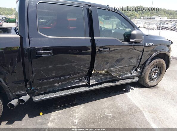 1FTEW1E43LKD49538 2020 FORD F150 Black Front view