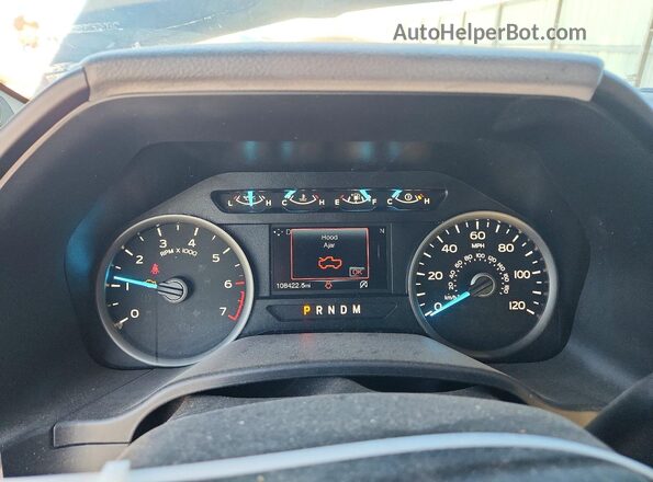 1FTEW1E43LKF37699 2020 FORD F150 Black Widok zestawu wskaźników
