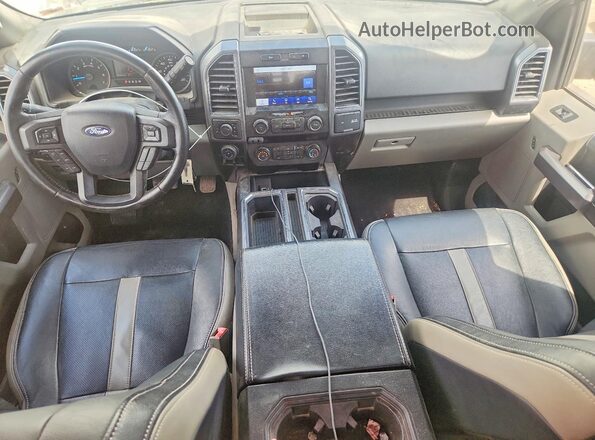 1FTEW1E44KKD45223 2019 FORD F150 White Dashboard view