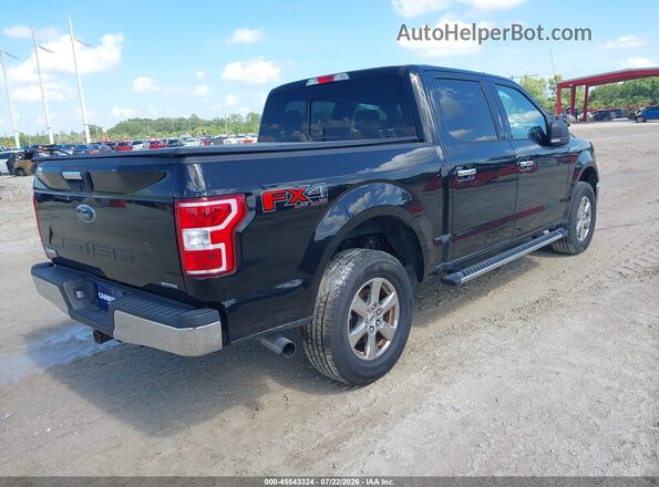 1FTEW1E44KKF15385 2019 FORD F150 Black Задня права чверть