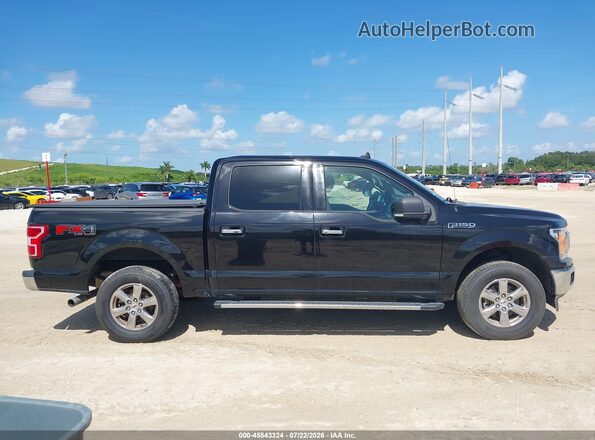 1FTEW1E44KKF15385 2019 FORD F150 Black Вид щитка приладів