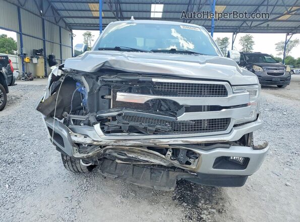 1FTEW1E44LFA60080 2020 FORD F150 Silver Front view