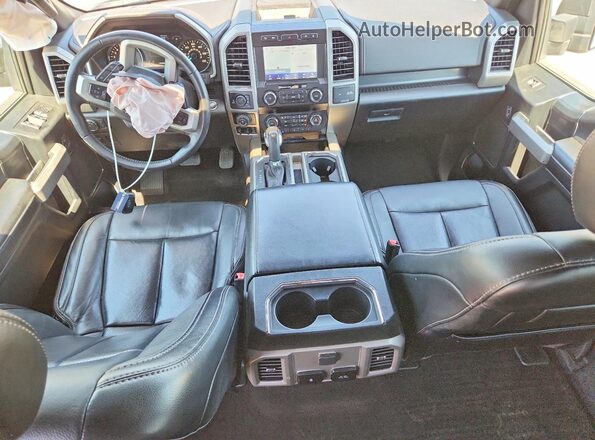 1FTEW1E44LKF33239 2020 FORD F150 Black Vista del salpicadero