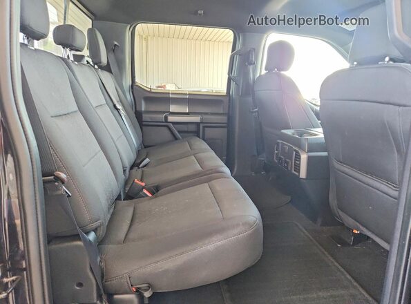 1FTEW1E45LFA12524 2020 FORD F150 Black უკანა სავარძლების ხედი
