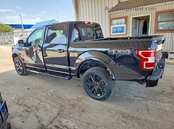 1FTEW1E45LFA12524 2020 FORD F150 Black უკანა მარცხენა