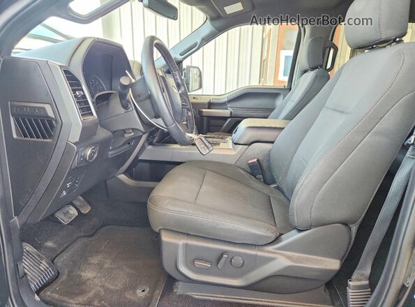 1FTEW1E45LFA12524 2020 FORD F150 Black წინა სალონის ხედი