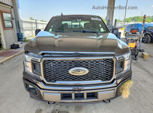 1FTEW1E45LFA12524 2020 FORD F150 Black წინა ხედი