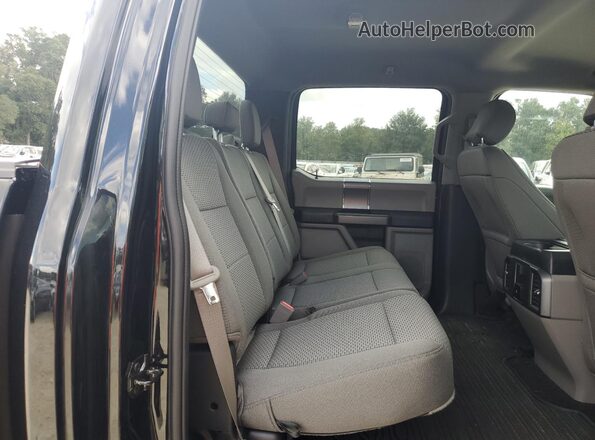 1FTEW1E45LFC00010 2020 FORD F150 Black Widok tylnych siedzeń