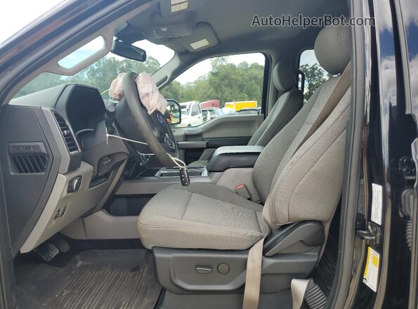 1FTEW1E45LFC00010 2020 FORD F150 Black Widok wnętrza z przodu