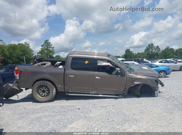 1FTEW1E45LKF32147 2020 FORD F150 Коричневый Вид задней части салона