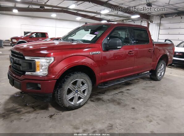 1FTEW1E46KFC56326 2019 FORD F150 Red Przód lewy