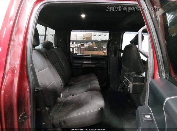 1FTEW1E46KFC56326 2019 FORD F150 Red Widok naklejki z numerem VIN