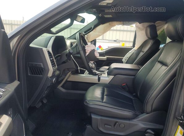 1FTEW1E46KKE29446 2019 FORD F150 Угольный Вид салона спереди