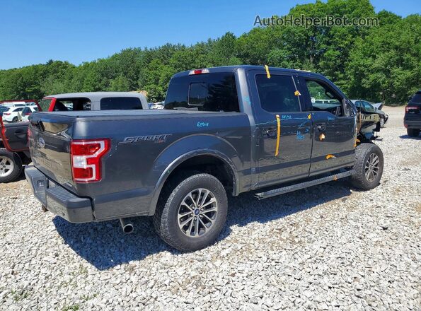 1FTEW1E46KKE62219 2019 FORD F150 Gray Rear right