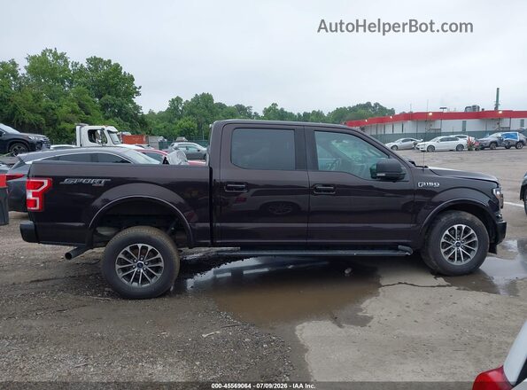 1FTEW1E46LFB76297 2020 FORD F150 Black უკანა სალონის ხედი