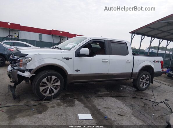 1FTEW1E47KFB46661 2019 FORD F150 White Widok wnętrza z tyłu