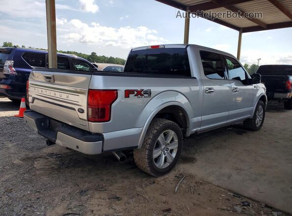 1FTEW1E47KFB75416 2019 FORD F150 Silver Tył prawy