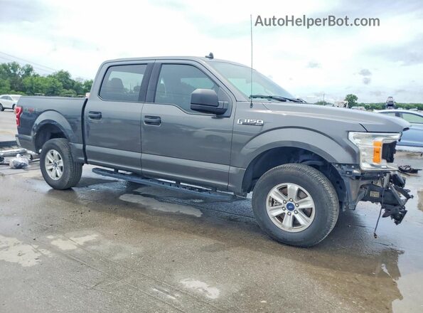 1FTEW1E47KFD09308 2019 FORD F150 Gray Delantero derecho