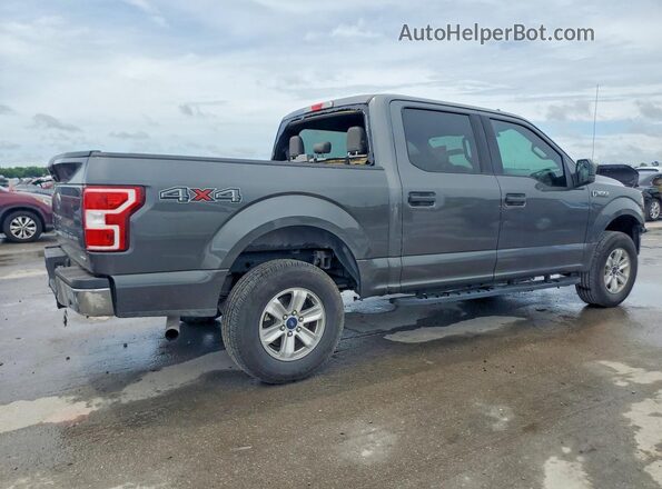 1FTEW1E47KFD09308 2019 FORD F150 Gray Trasero derecho