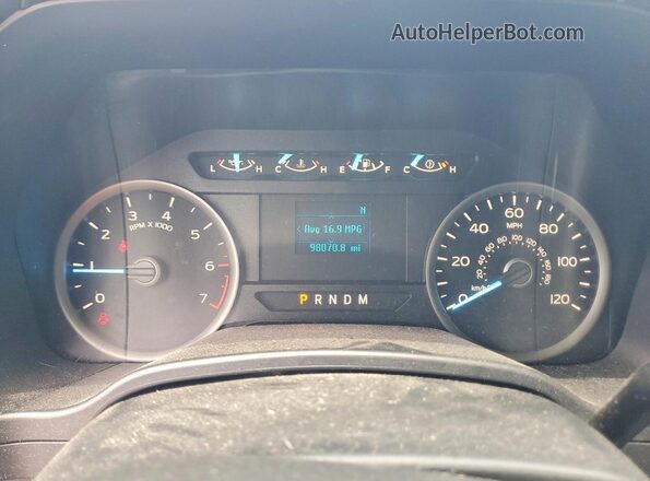 1FTEW1E47KFD09308 2019 FORD F150 Gray Vista del cuadro de instrumentos