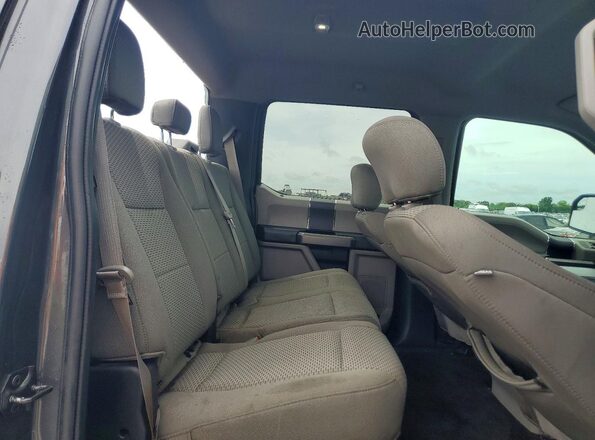 1FTEW1E47KFD09308 2019 FORD F150 Gray Vista de los asientos traseros