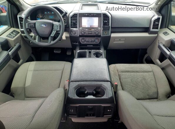 1FTEW1E47KFD09308 2019 FORD F150 Gray Vista del salpicadero
