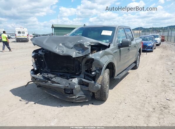 1FTEW1E47LFC79471 2020 FORD F150 Gray წინა მარცხენა ხედი სამი მეოთხედიდან