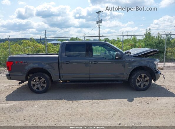 1FTEW1E47LFC79471 2020 FORD F150 Gray უკანა სალონის ხედი
