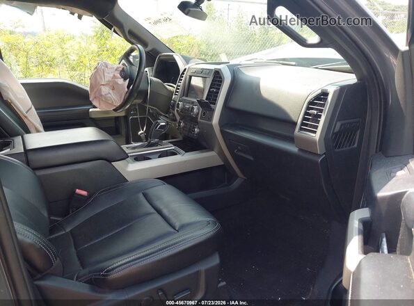 1FTEW1E47LFC79471 2020 FORD F150 Gray წინა სალონის ხედი