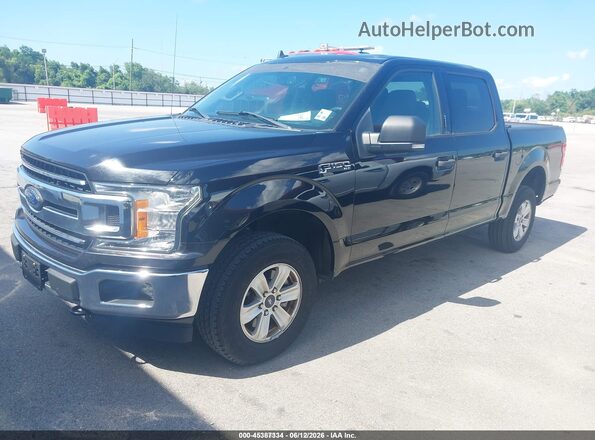 1FTEW1E47LKD00052 2020 FORD F150 Черный Передняя левая четверть
