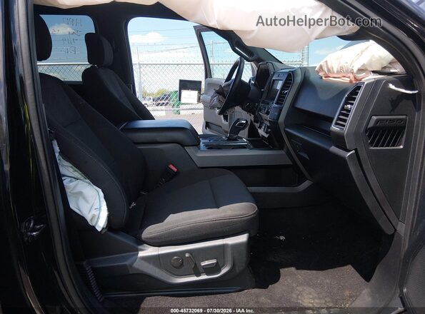 1FTEW1E47LKF25362 2020 FORD F150 Черный Вид салона спереди