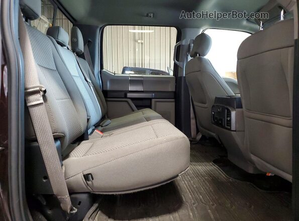 1FTEW1E48KFA04464 2019 FORD F150 Maroon უკანა სავარძლების ხედი
