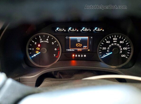 1FTEW1E48KFA04464 2019 FORD F150 Maroon ხელსაწყოთა პანელის ხედი