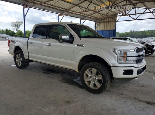 1FTEW1E48KFB10929 2019 FORD F150 Белый Передняя правая четверть