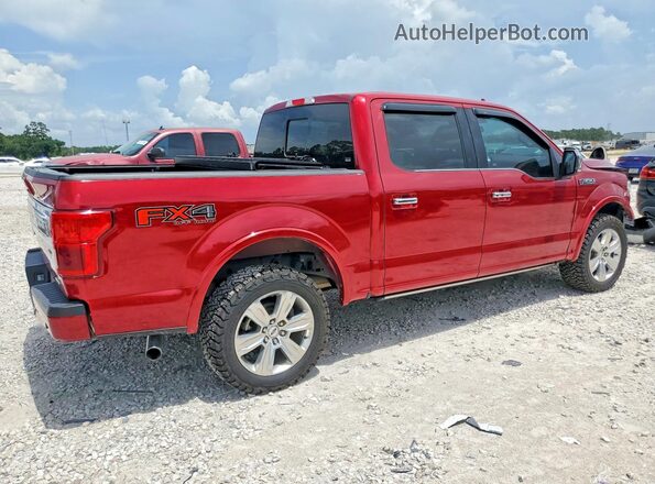 1FTEW1E48KFB45924 2019 FORD F150 Красный Задняя правая четверть
