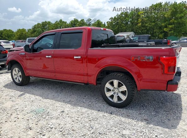 1FTEW1E48KFB45924 2019 FORD F150 Красный Задняя левая четверть