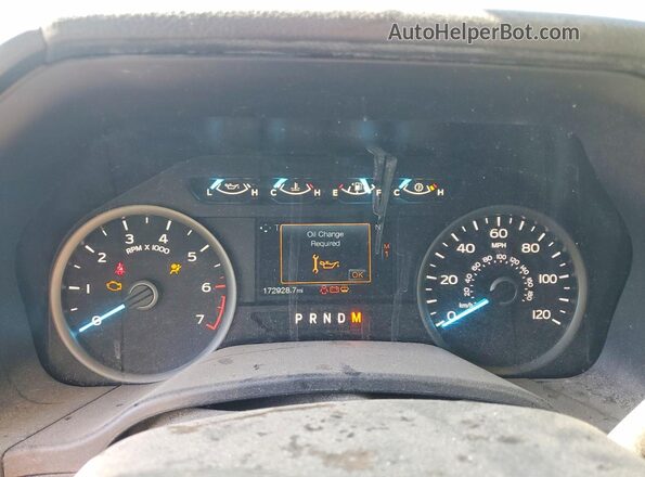 1FTEW1E48KFC84449 2019 FORD F150 Gray Вид щитка приладів