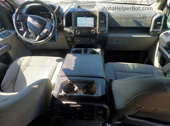 1FTEW1E48KFC84449 2019 FORD F150 Gray Вид панелі приладів