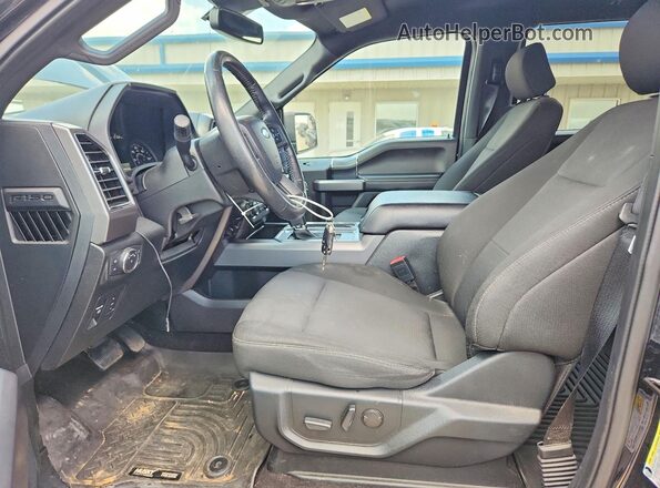 1FTEW1E48KFD11889 2019 FORD F150 Black Widok wnętrza z przodu