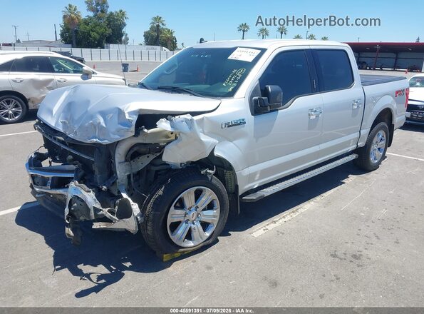 1FTEW1E48KKD28795 2019 FORD F150 Серебряный Передняя левая четверть