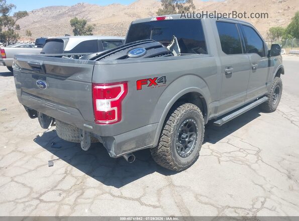 1FTEW1E48LFC23586 2020 FORD F150 Gray Trasero derecho