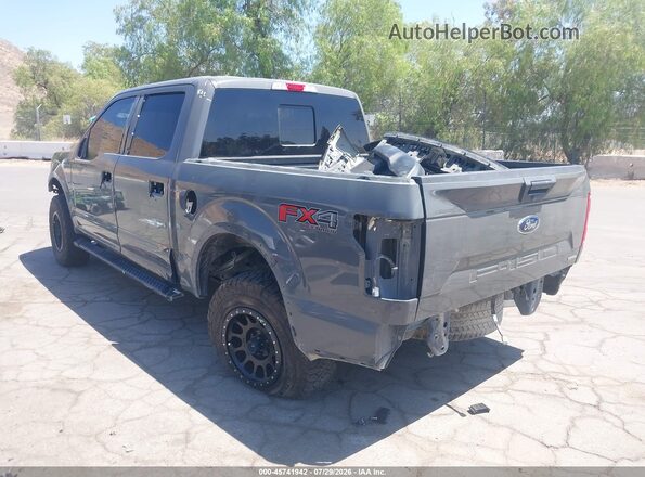 1FTEW1E48LFC23586 2020 FORD F150 Gray Trasero izquierdo