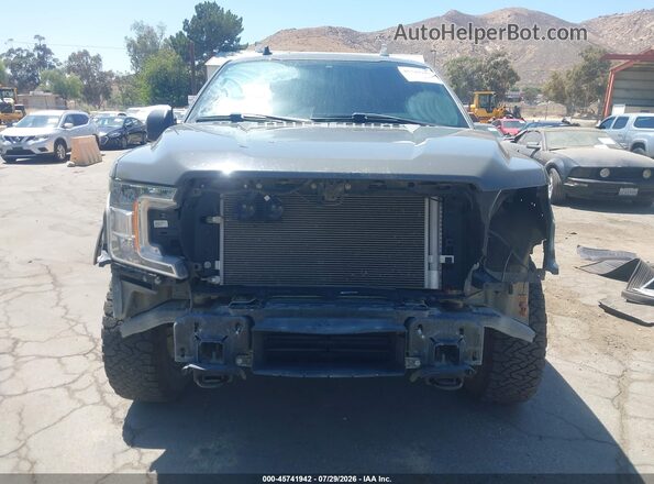 1FTEW1E48LFC23586 2020 FORD F150 Gray Vista interior trasera