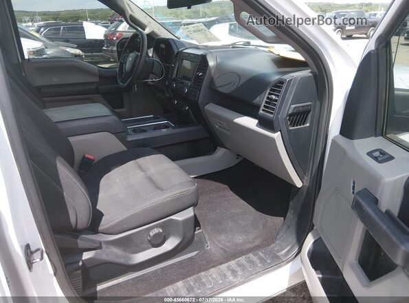 1FTEW1E48LKD16986 2020 FORD F150 White Widok wnętrza z przodu