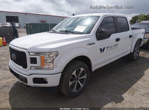 1FTEW1E48LKD16986 2020 FORD F150 White Przód lewy