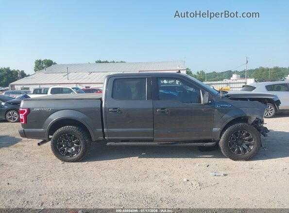 1FTEW1E48LKF09218 2020 FORD F150 Black Rear interior view